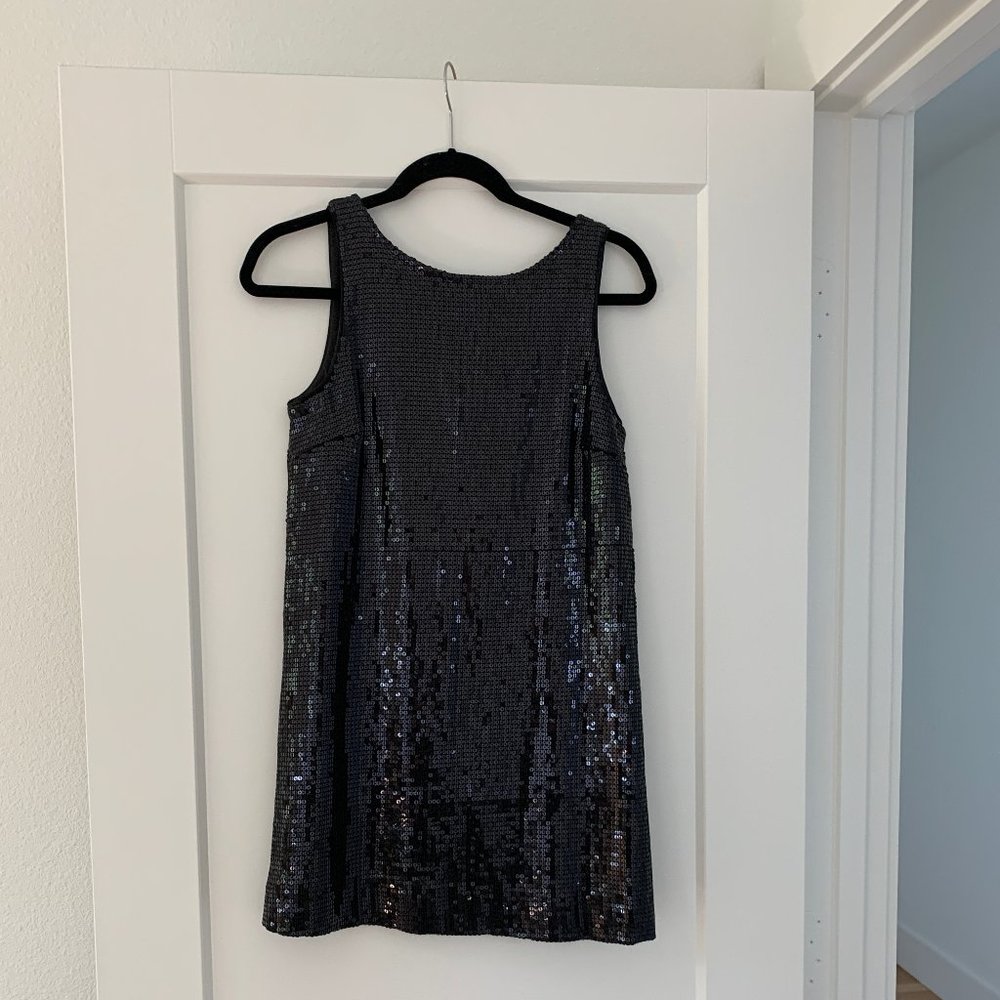 Free People Black Sequin Cocktail Dress
